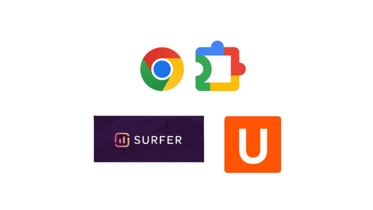 Chrome Extension cheap licence for keyword research UK - Ubersuggest, Keyword Surfer,