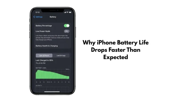 Why iPhone Battery Life Drops Faster Than Expected