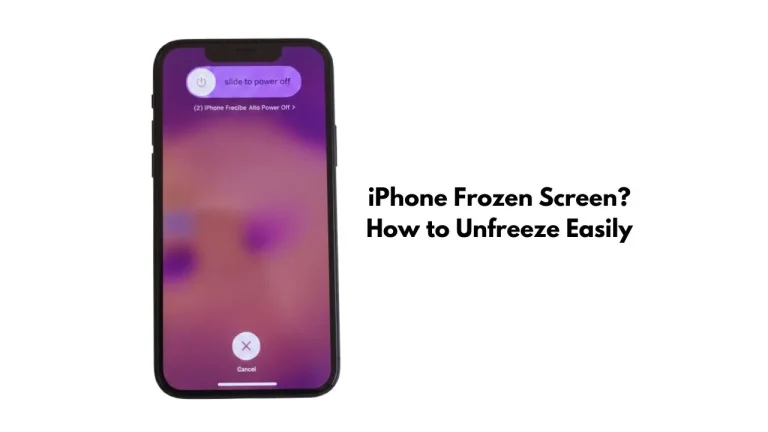 iPhone Frozen Screen? How to Unfreeze Easily
